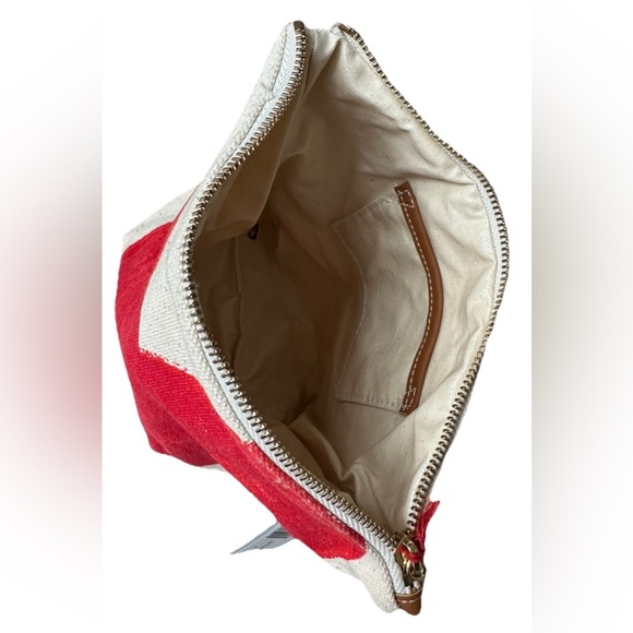 NWT Frances Valentine NY Tall Heart Cosmetic Bag - Picture 5 of 6